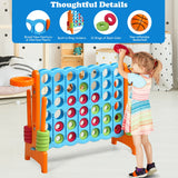 NNECW Jumbo 4-to-Score Giant Game Set for Kids-Orange