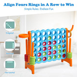 NNECW Jumbo 4-to-Score Giant Game Set for Kids-Orange
