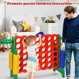 NNECW Jumbo 4-to-Score Giant Game Set for Kids-Green