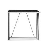 NNEDPE Wood Storage Shed Galvanized Steel - Black