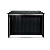 NNEDPE Garden Shed with Semi-Close Storage 6*8FT - Black