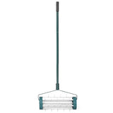 NNECW Rolling Garden Lawn Aerator Roller with 3-Piece Long Steel Handle