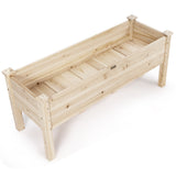 NNECW Large Planter Box Stand with 4 Legs for Plants Growing