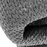 NNEDPE 280GSM Outdoor Sun Shade Sail Canopy Grey - 5m x 8m