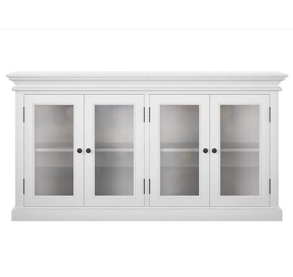 NNENVS Display Buffet with 4 Glass Doors