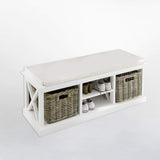 NNENVS Bench & Basket Set