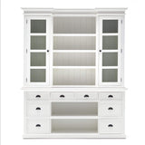NNENVS Library Hutch with Basket Set