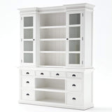 NNENVS Library Hutch with Basket Set