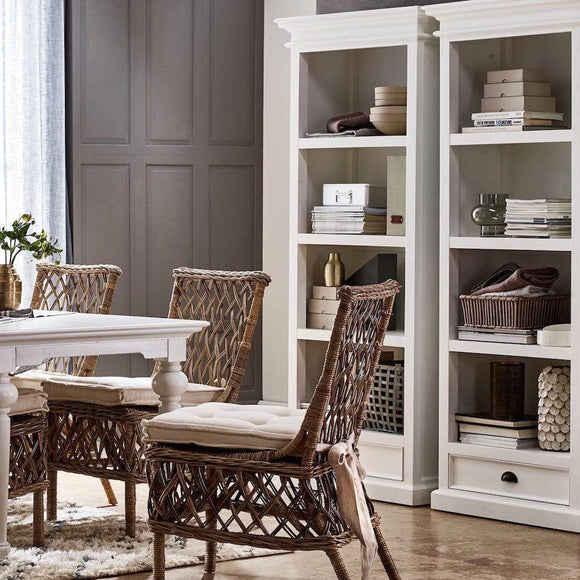 NNENVS Bookcase with 1 Drawer