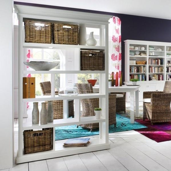 NNENVS Room Divider with Basket Set