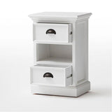 NNENVS Bedside Storage Unit with Basket