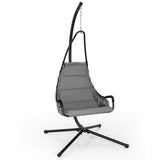 NNECW Hanging Swing Chair with Stand and Extra Large Padded Seat