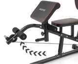 NNEDPE Multi Station Home Gym with 68kg Weights Preacher Curl Pad