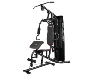 NNEDPE Multi Station Home Gym with 68kg Weights Preacher Curl Pad