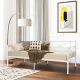 NNECW Metal Twin Size Daybed Frame with Steel Support for Bedroom