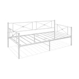 NNECW Metal Twin Size Daybed Frame with Steel Support for Bedroom