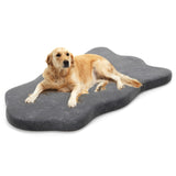 NNECW Orthopedic Dog Bed with Memory Foam Support for Pet-Grey