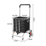 Mountview Foldable Shopping Cart Trolley-1910113096064700418