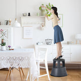 NNECW Kick Stool Ladder with Non-Slipping Platform for Kitchen/Bathroom