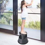 NNECW Kick Stool Ladder with Non-Slipping Platform for Kitchen/Bathroom