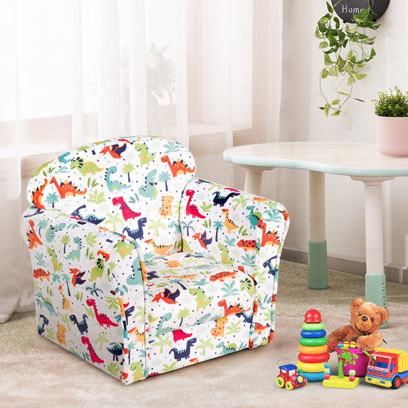 NNECW Velvet Kids Sofa with lovely Pattern for Baby Room