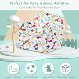 NNECW Velvet Kids Sofa with lovely Pattern for Baby Room