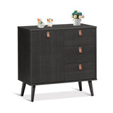 NNECW 3-Drawer Chest Dresser with Anti-Toppling Device for Living Room-Coffee