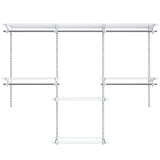 NNECW Custom Closet Organizer System with Shelves for Bedroom