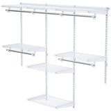 NNECW Custom Closet Organizer System with Shelves for Bedroom