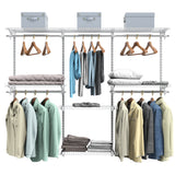 NNECW Custom Closet Organizer System with Shelves for Bedroom