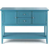 NNECW Buffet Sideboard Cabinet with 2 Drawers &amp; 2 Storage Cupboard