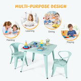 NNECW Kid’s Table and Chair Set with Adjustable Foot Pads