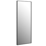 NNECW Full Body Mirror with Rectangular Aluminum Frame for Bathroom Black