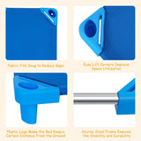 NNECW Stackable Daycare Cot with Easy Lift Corner and Detachable Oxford Cloth-Blue