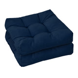 NNECW 2 Pieces 53 x 53CM Patio Chair Seat Cushions for Indoor and Outdoor-Navy