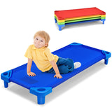 NNECW Kids Stackable Daycare Cot with Easy Lift Corners