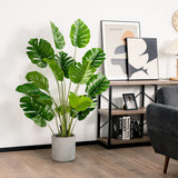 NNECW 1.5M Artificial Tree Faux Monstera Deliciosa Plant for Indoor and Outdoor-1 Pack