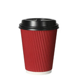 200 Pcs 16oz Disposable Takeaway Coffee Red-1910113173139230720
