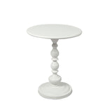 Levede Side Table Bedside Table Vintage White-1910113293821939712