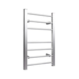 Heated Towel Rail Warmer Rack Wall Mounted Silver-1919892896757190656