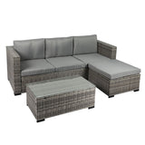 Levede 5pcs Outdoor Sofa Set Patio Furniture-1910112916443631616
