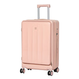 Slimbridge 24" Luggage Trolley Travel Hard Pink-1937319798266531840