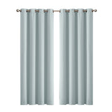 2x Blockout Curtains Panels 3 Layers Green-1910113269025214464