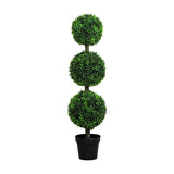 Lambu Artificial Triple Ball Boxwood Trees-1937319807183622144