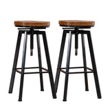Levede 2x Bar Stools Industrial Kitchen-1910113233386213376