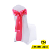 20x Satin Table Runners Chair Sashes Mauve-1910113034290991104