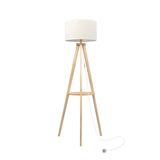 EMITTO Tripod Floor Lamp with Shelf-1910112866753712128