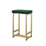 Levede 2x Bar Stools Velvet Backless-1919892921994317824