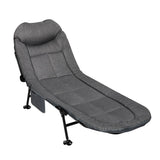 Levede Folding Camping Bed Camp Cots Dark Grey-1937319799742926848