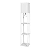 EMITTO Floor Lamp Storage Shelf LED White-1910112865453477888